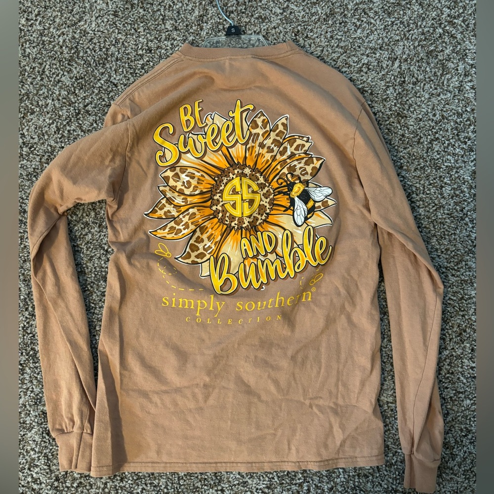 Sunflower & Butterfly Long sleeve shirt
